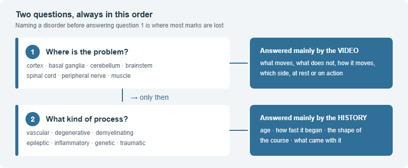 The Brain Bee Patient Diagnosis Section: How to Read a Case from Video Footage and a Written History